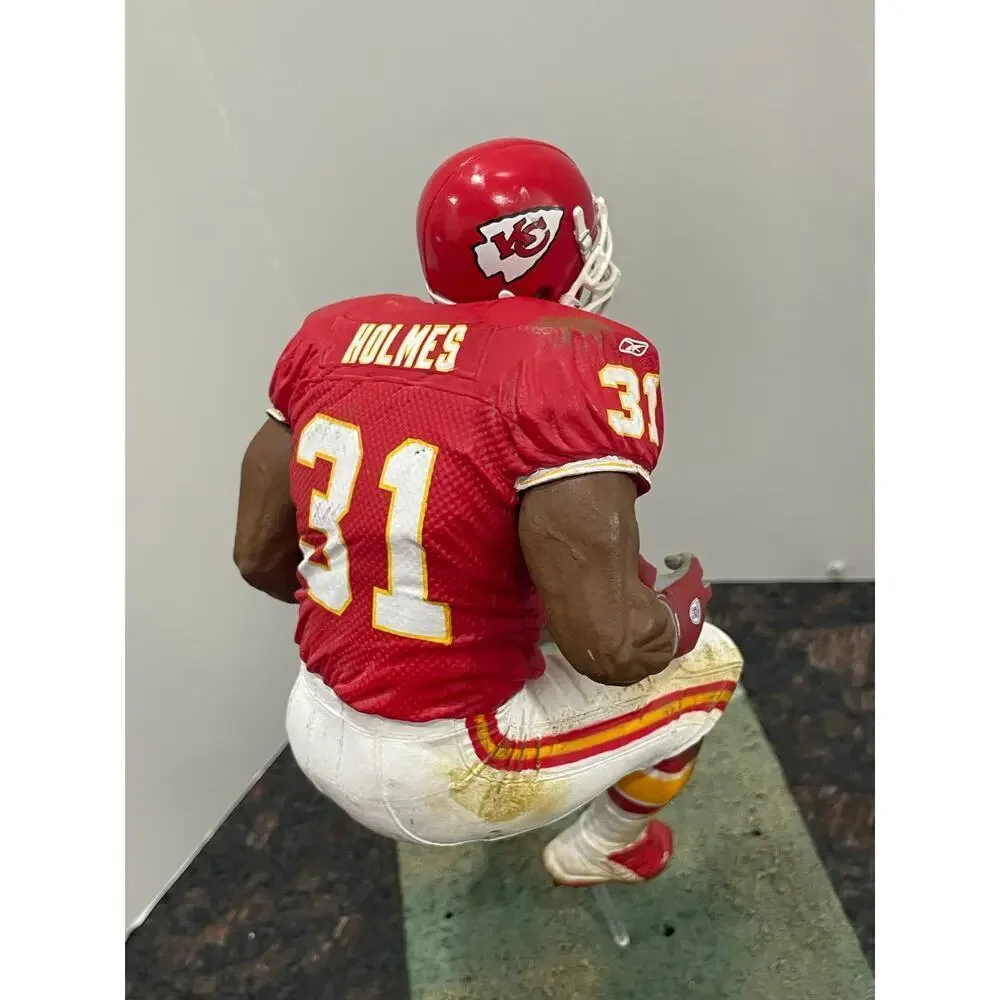 NFL KANSAS CITY CHIEFS #31 PRIEST HOLMES 11’FIGURE RED JERSEY 2004 COLLECTIBLE - Picture 8 of 16